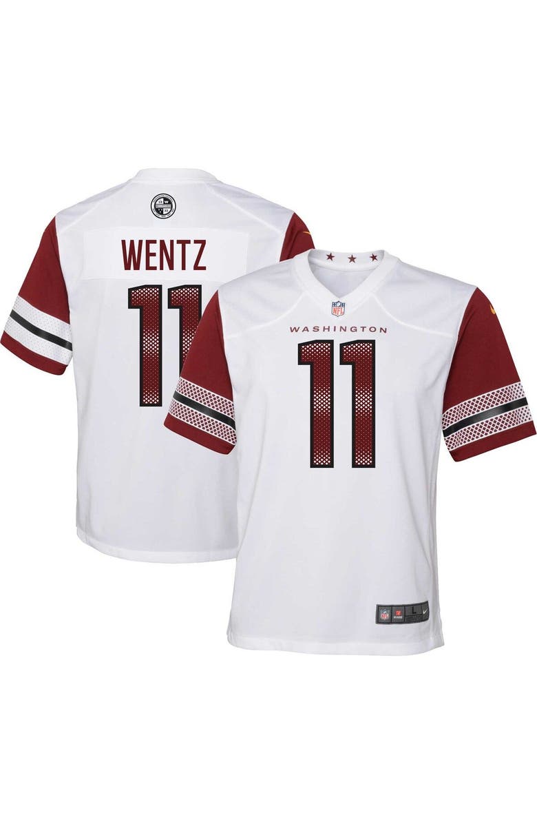 Nike Youth Nike Carson Wentz White Washington Commanders Game Jersey, Main, color, 