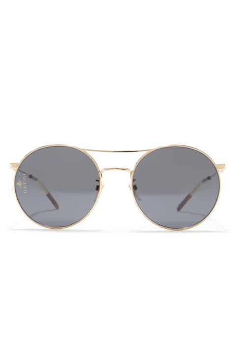 56mm Round Sunglasses