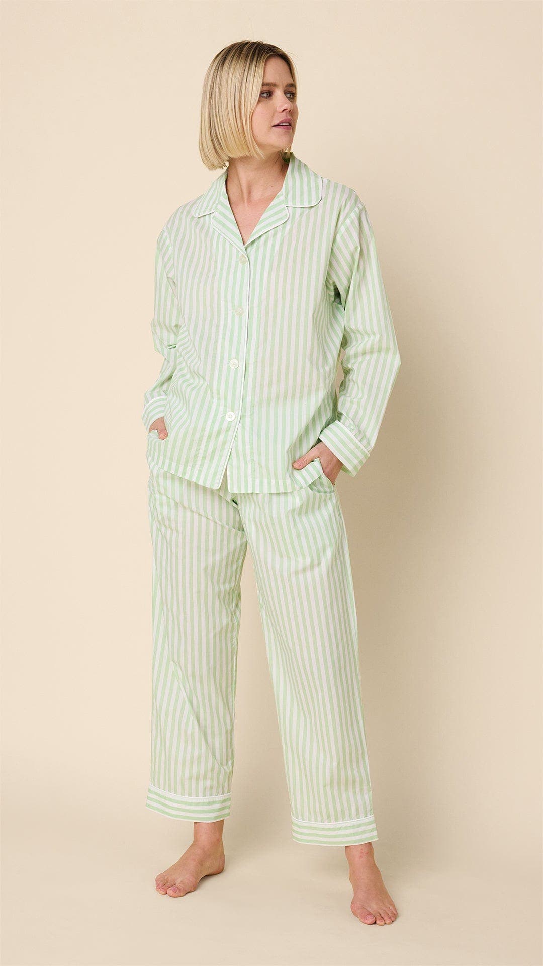 Classic Stripe Light Green