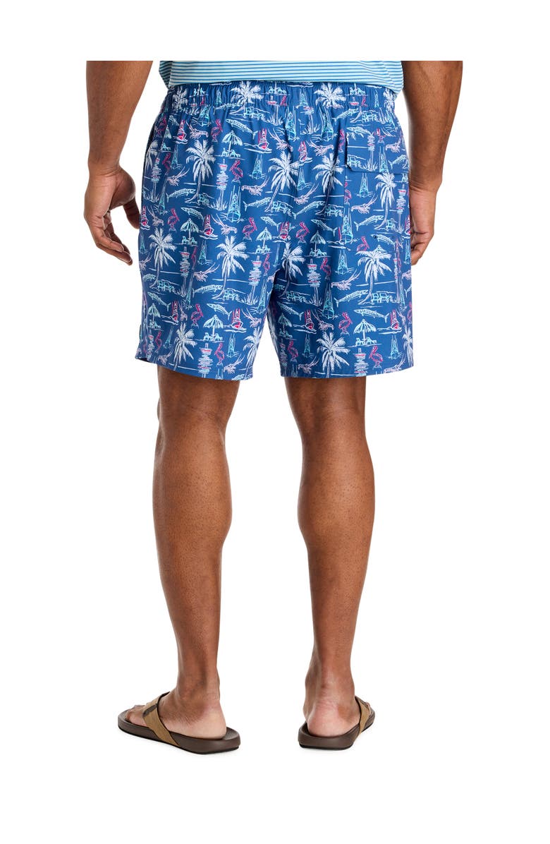 vineyard vines Big & Tall Printed Chappy Swim Trunks, Alternate, color, Keys Moonshine