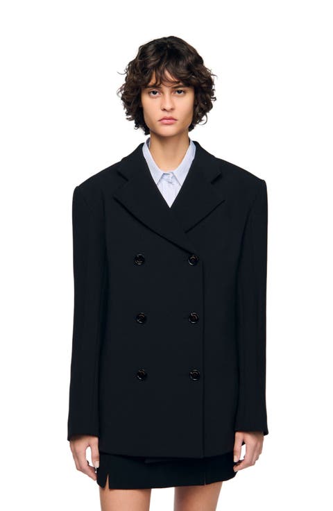 Crossed tailored jacket