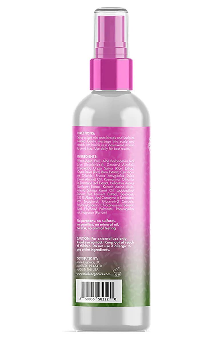 MIELLE Rice Water & Aloe Vera Blend Braid & Scalp Moisturizer, Alternate, color,