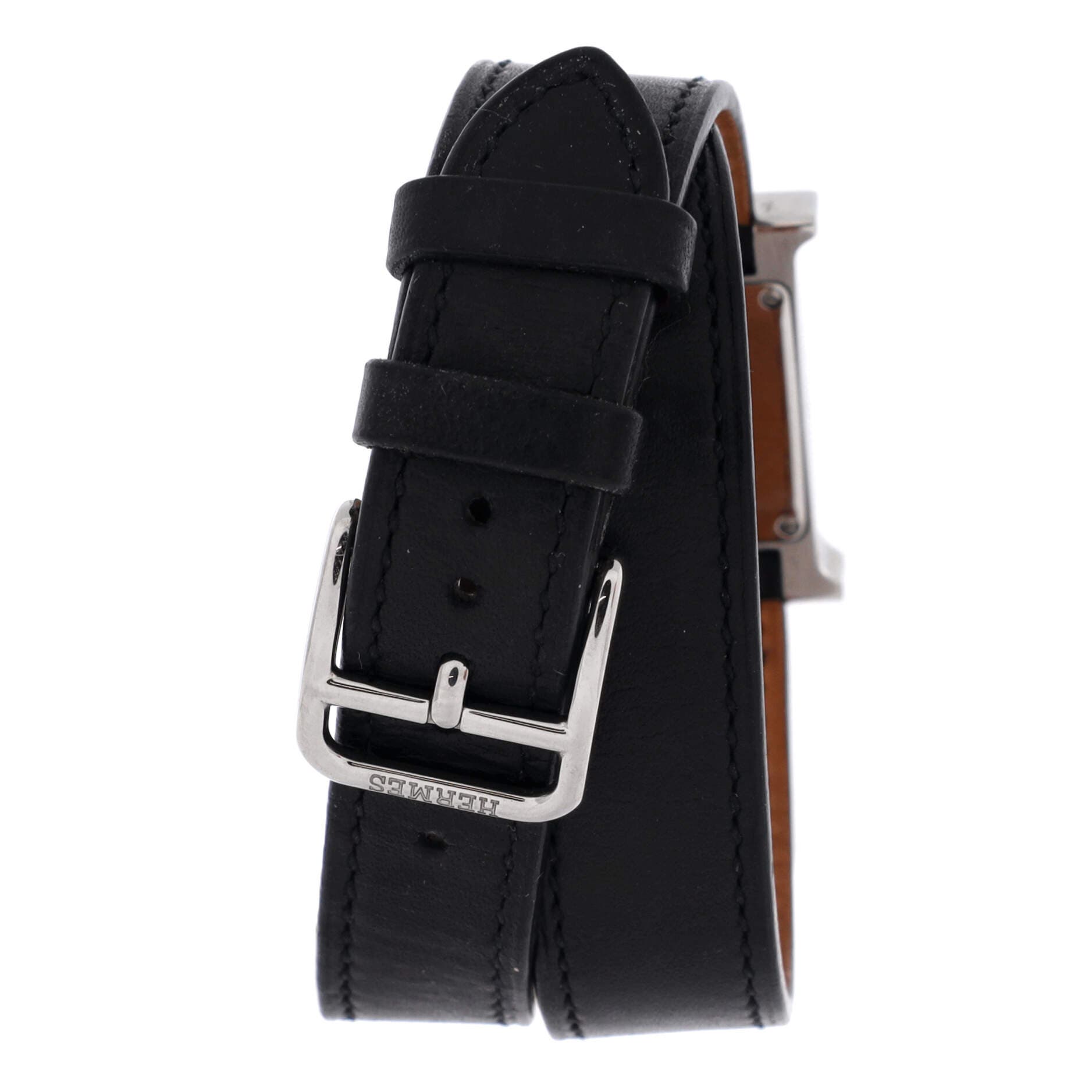 Heure H Double Tour Quartz Watch Stainless Steel and Leather 21, Alternate, color, Metallic Silver