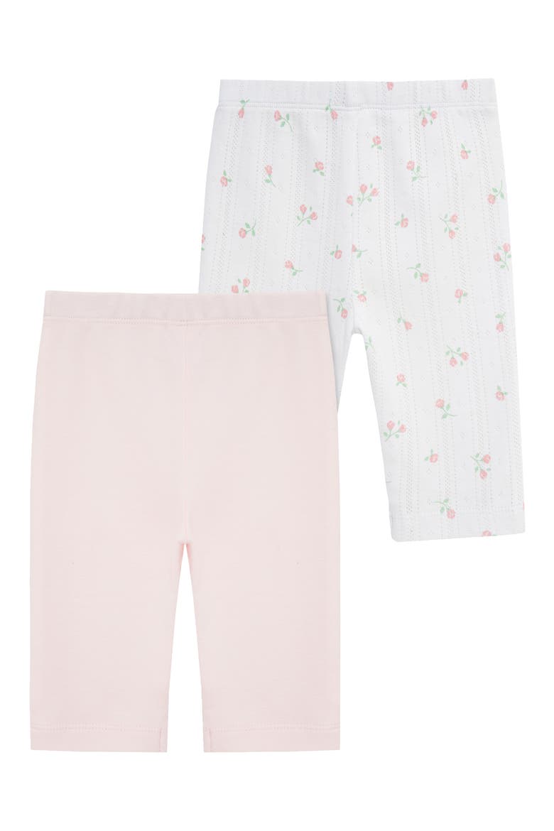 Dainty Roses Assorted 2-Pack Cotton Pants (Nordstrom Exclusive), Alternate, color, PINK