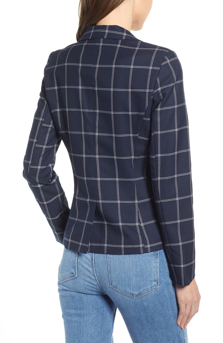 VERO MODA Windowpane Check Blazer, Alternate, color,