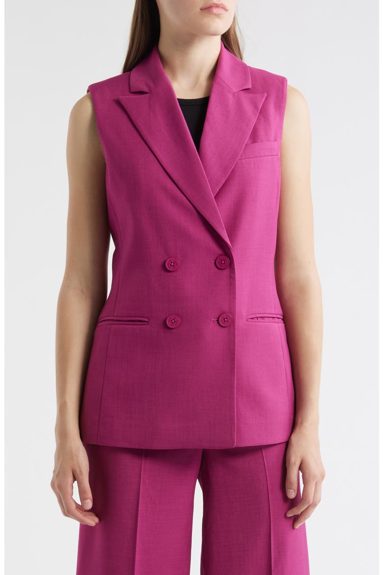 Longline Vest, Main, color, WILD BERRY