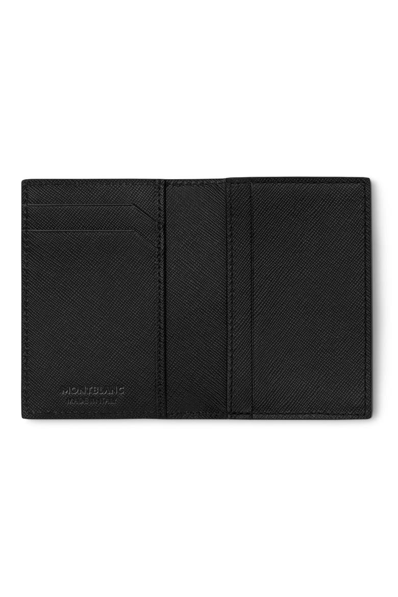 Sartorial Leather Wallet, Alternate, color, BLACK