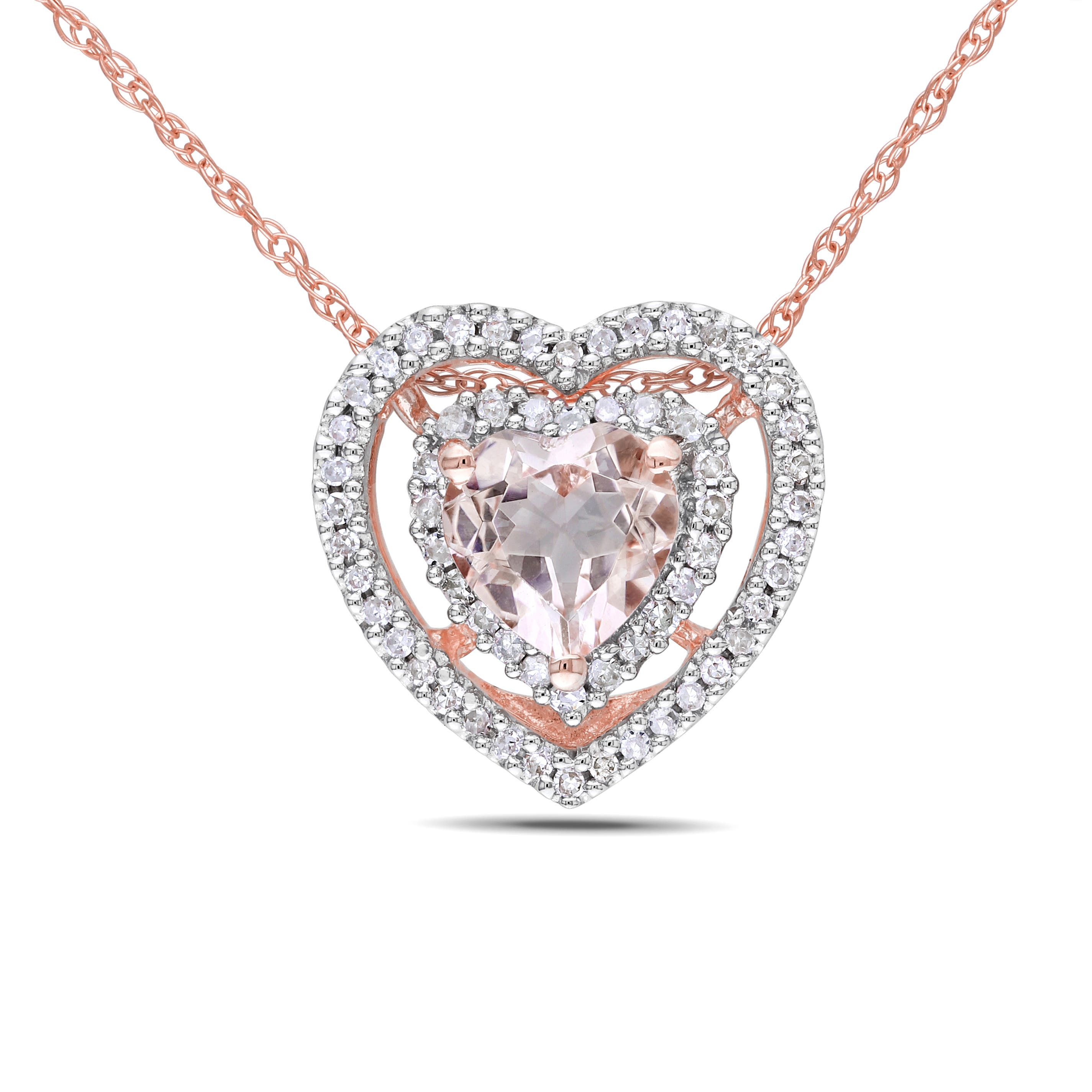 Morganite/Rose Gold