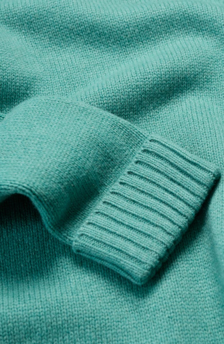 Seasalt Cornwall Braque Turtleneck Wool Blend Sweater, Alternate, color, Knit Melange Sardine