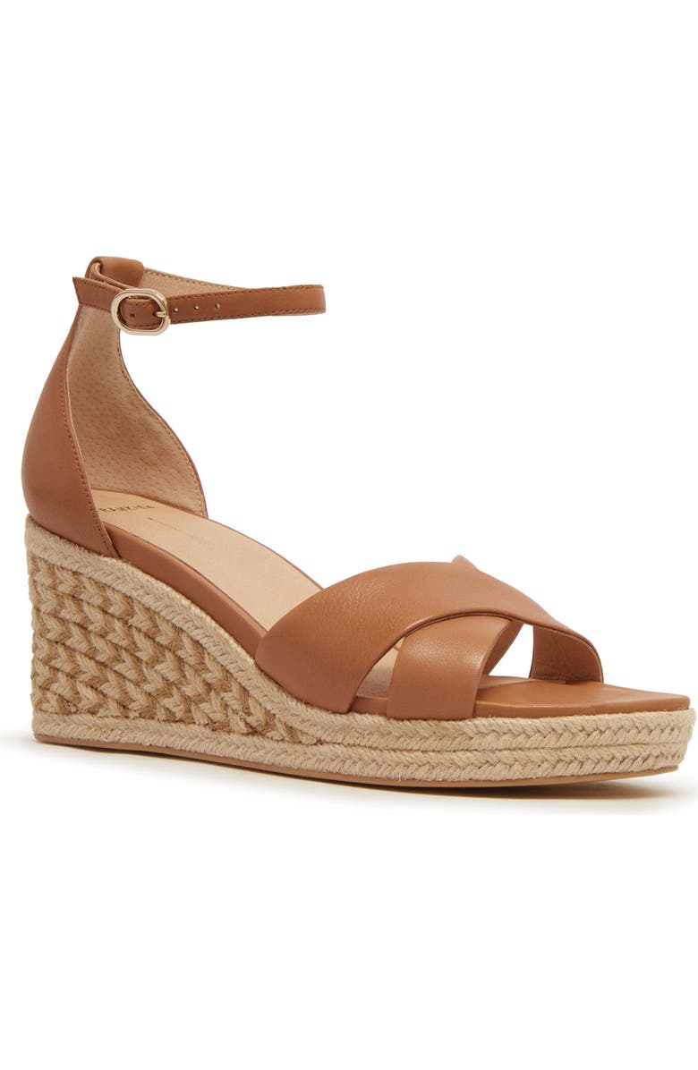 FRANKIE4 Baker Ankle Strap Espadrille Platform Wedge Sandal, Main, color,