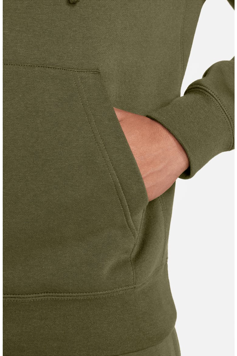 Sportswear Club Hoodie, Alternate, color, ROUGH GREEN/ROUGH GREEN/WHITE