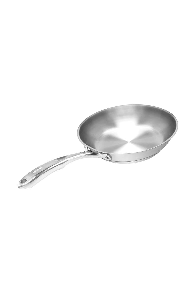 Induction 21 Steel 8-Inch Fry Pan, Stainless, Main, color, Silver