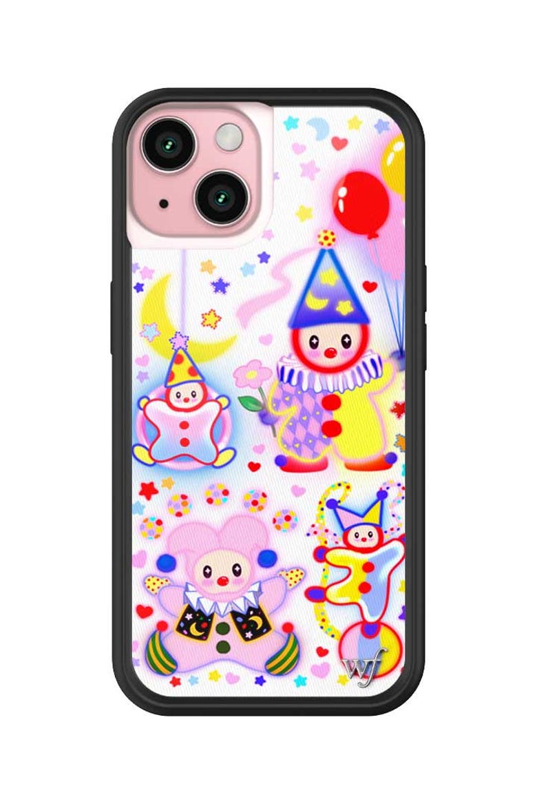 Clown Around iPhone Case, Alternate, color, White