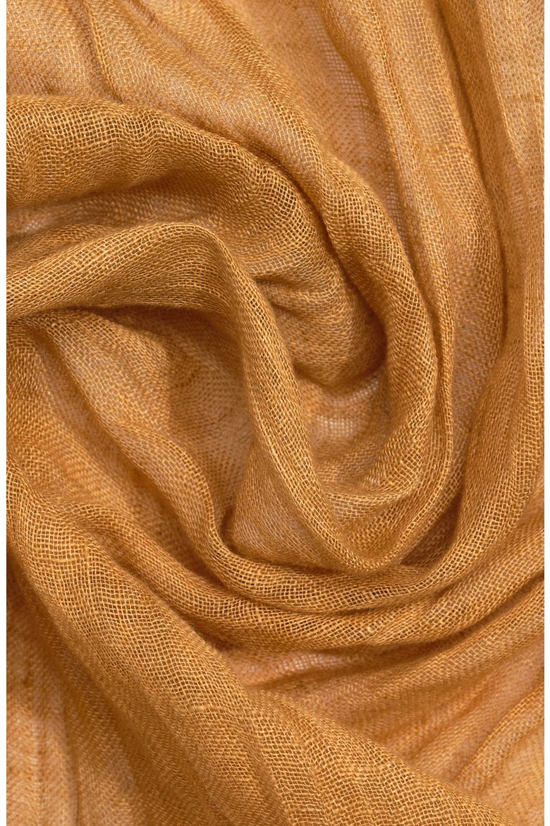 Linen Scarf, Alternate, color, NEW TAN
