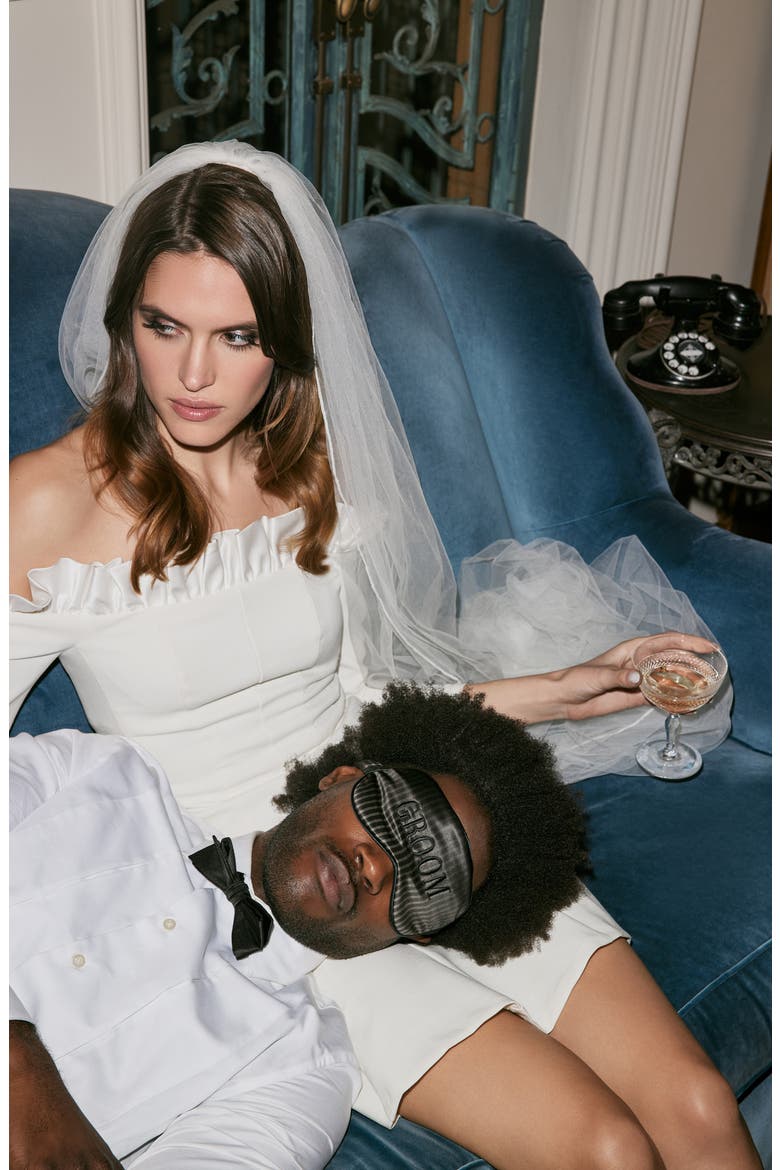 Wedding Party Sleep Mask, Alternate, color, GROOM