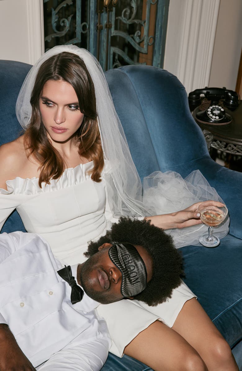 slip Wedding Party Sleep Mask, Alternate, color, Groom