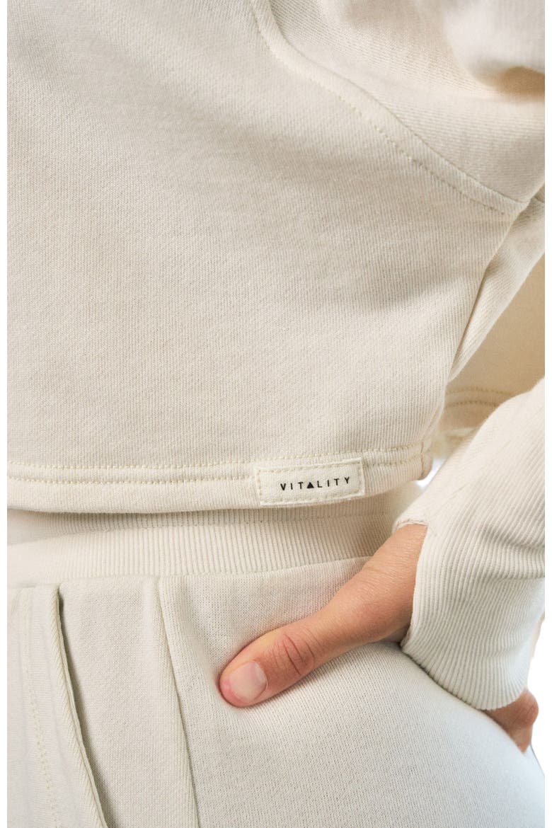 Remedy Crop Crew, Alternate, color, Bone Washed