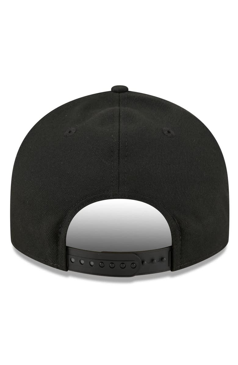New Era Men's New Era Black Kyle Larson Patriotic Eagle & Flag A-Frame 9FIFTY Snapback Hat, Alternate, color, Black