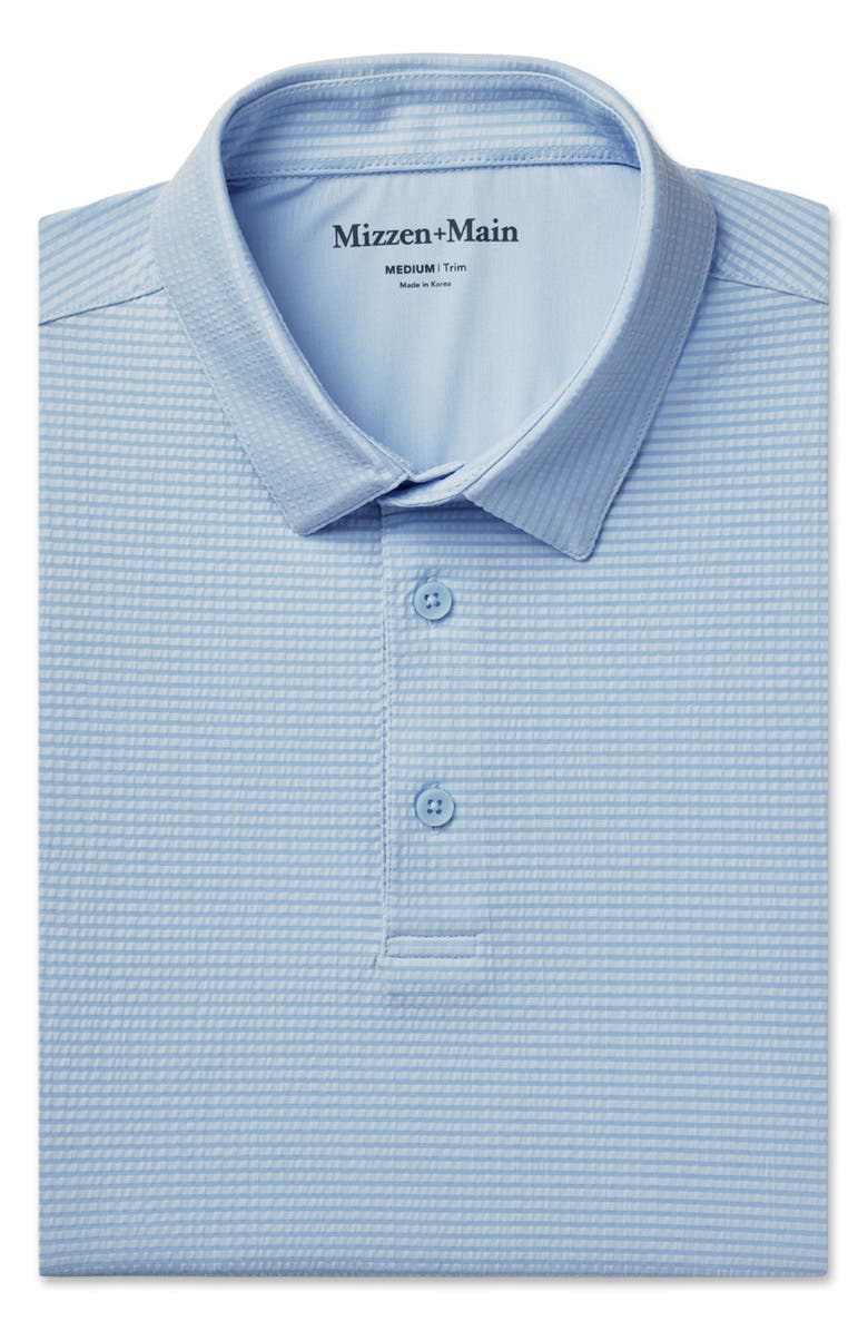 Mizzen+Main Copa Trim Fit Performance Polo, Alternate, color, Cloud Blue