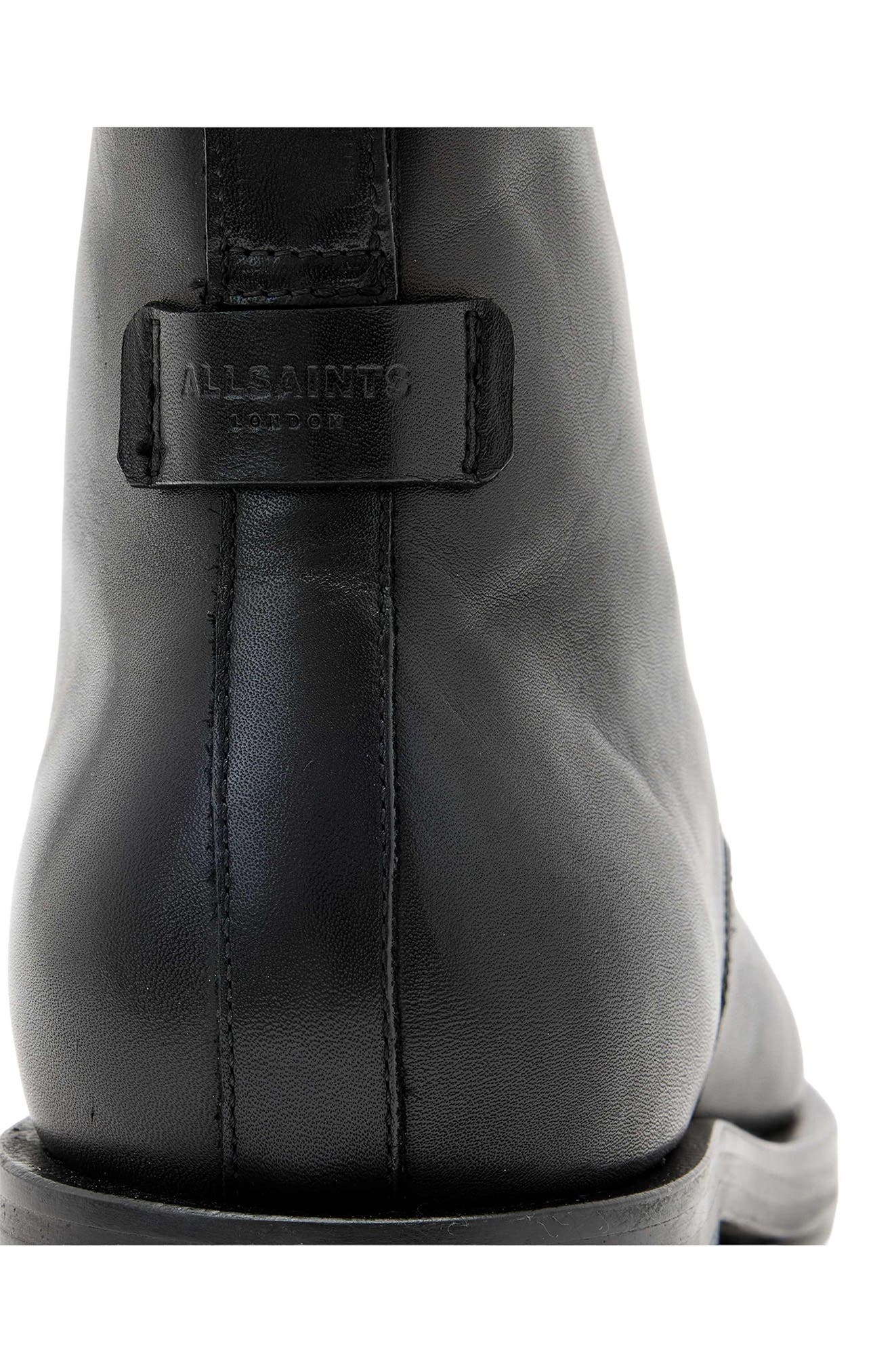 AllSaints Bloom Lace-Up Boot, Alternate, color, Black