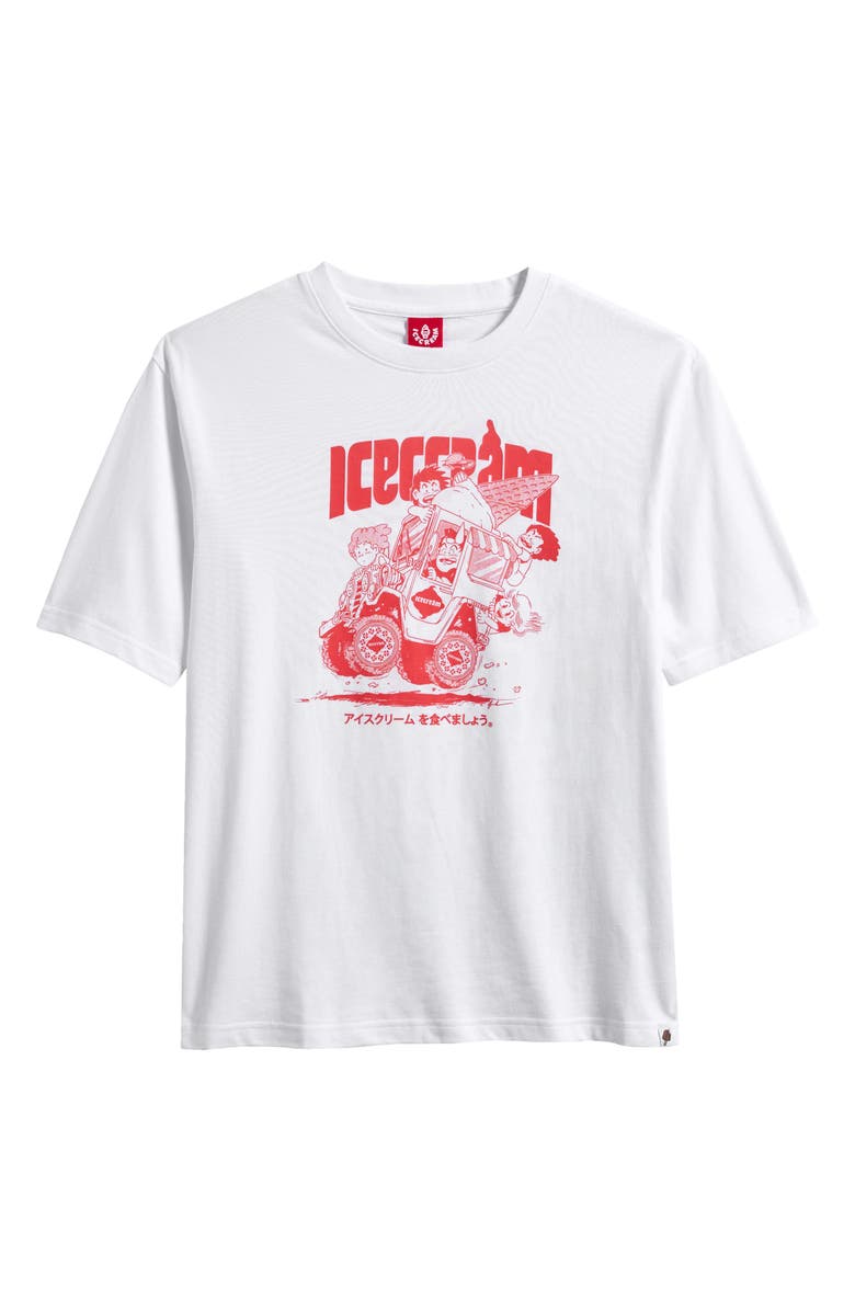 ICECREAM Kids' Hang On Graphic T-Shirt, Main, color, White