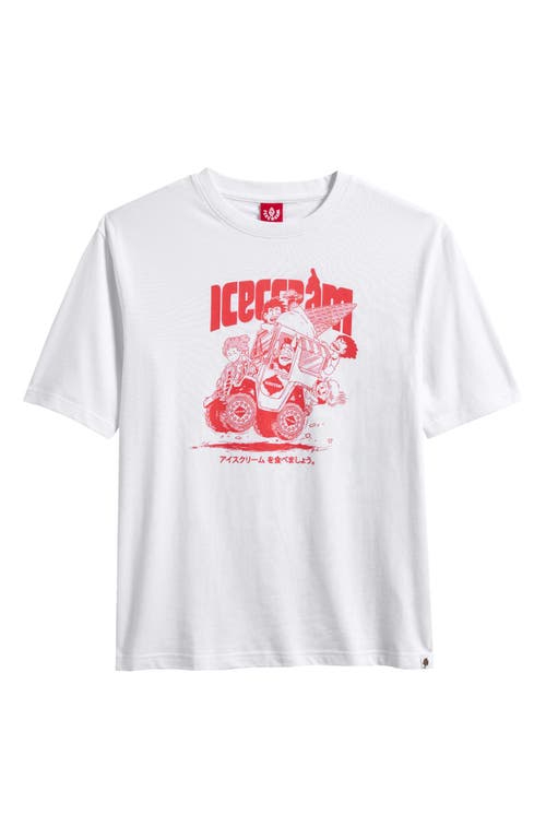 Icecream Kids' Hang On Graphic T-shirt In White