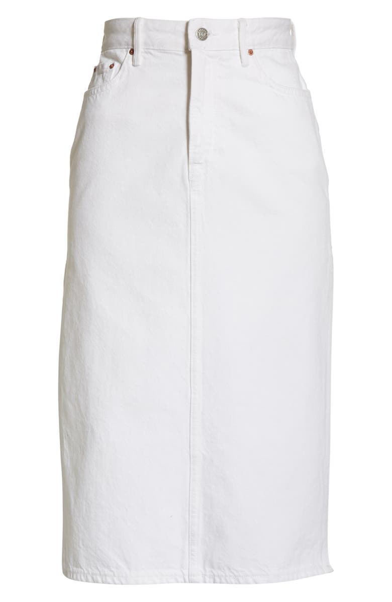 GRLFRND Nora Slit Denim Skirt, Alternate, color,