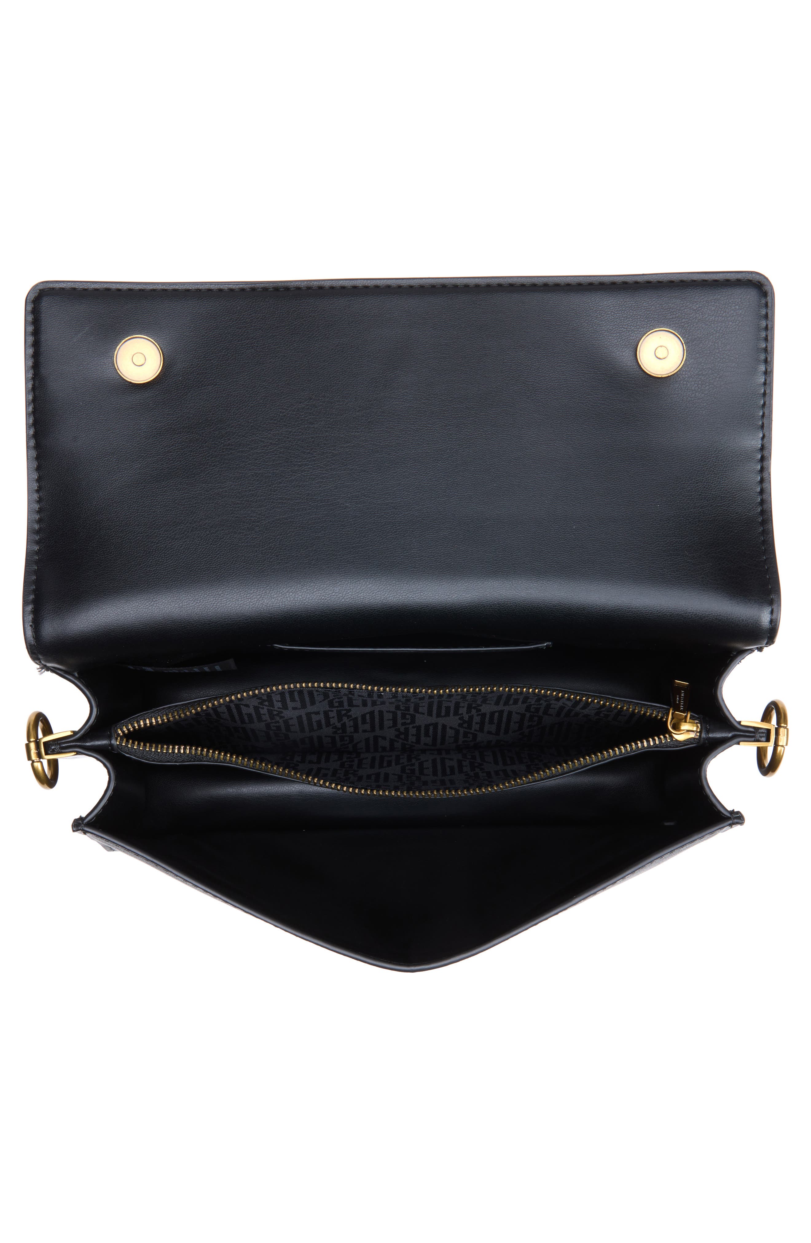 Shoreditch Soft Leather Shoulder Bag, Alternate, color, BLACK