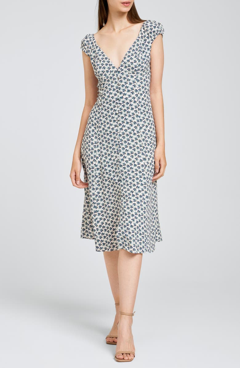 WAYF Laure Fit & Flare Dress, Main, color, 