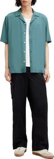 Venice Relaxed Fit Short Sleeve Button-Up Camp Shirt