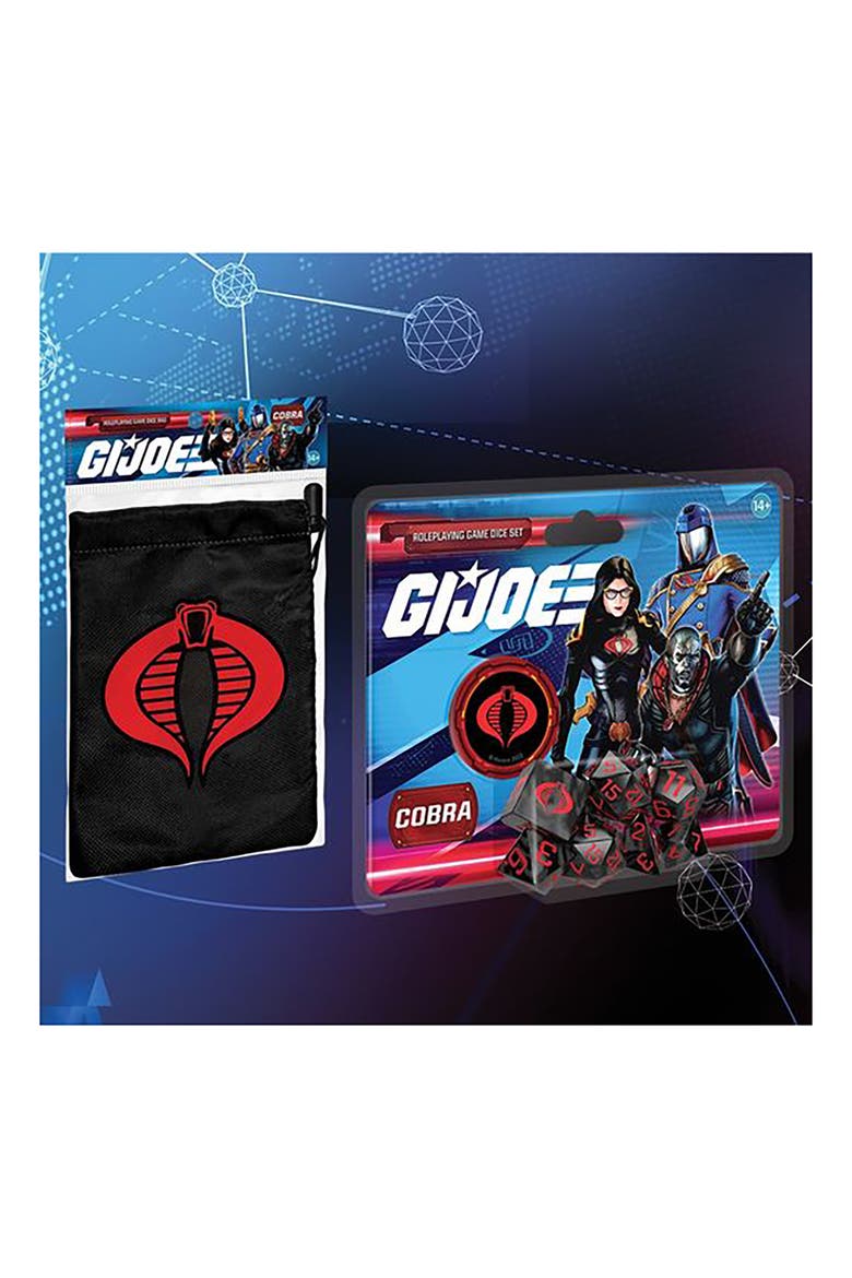 G.I. Joe Roleplaying Game Cobra Dice Bag Rpg Accessory, Dice Holder, Alternate, color, Multicolored
