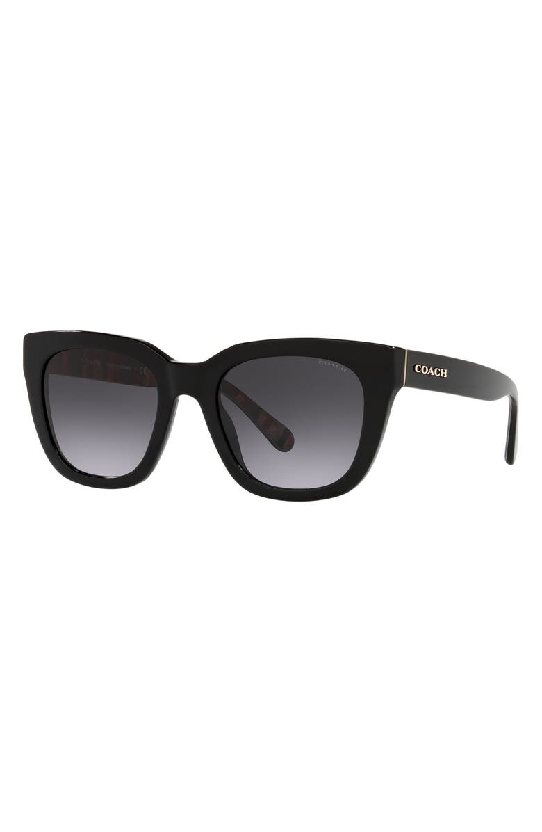 COACH 52mm Gradient Square Sunglasses, Alternate, color, 