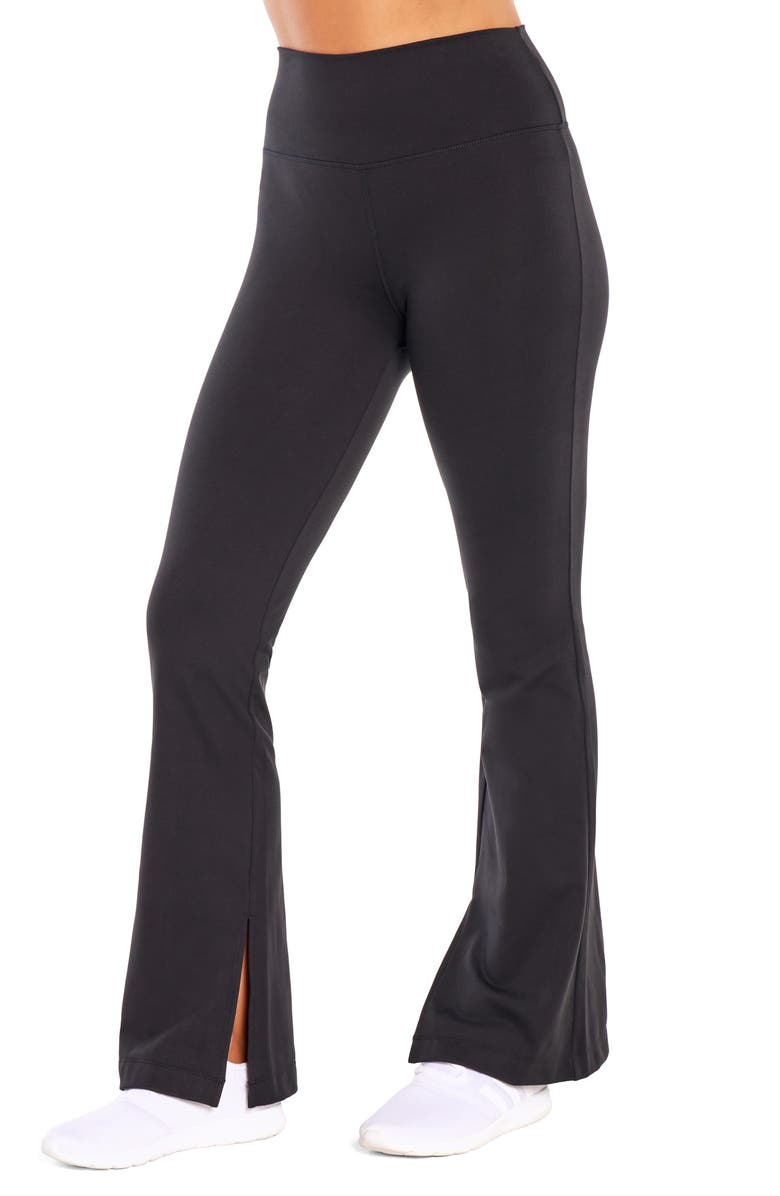 BALANCE COLLECTION Jia Slit Hem Bootcut Leggings, Alternate, color, 