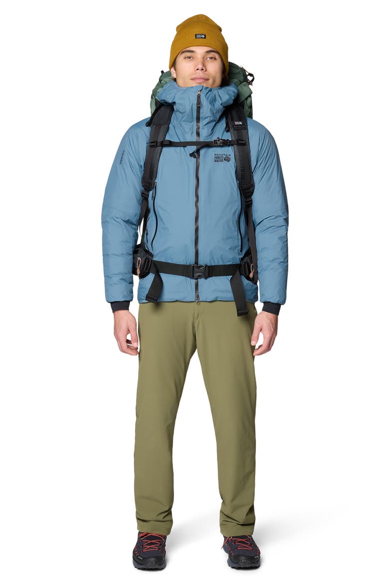 Storm Whisperer 800-Fill Down Hooded Insulated Jacket, Alternate, color, ADRIATIC BLUE