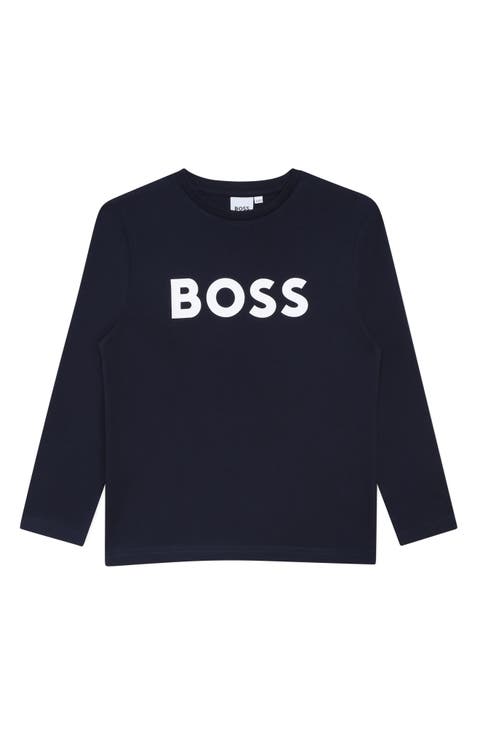 Kids' Logo Long Sleeve Graphic T-Shirt (Little Kid & Big Kid)