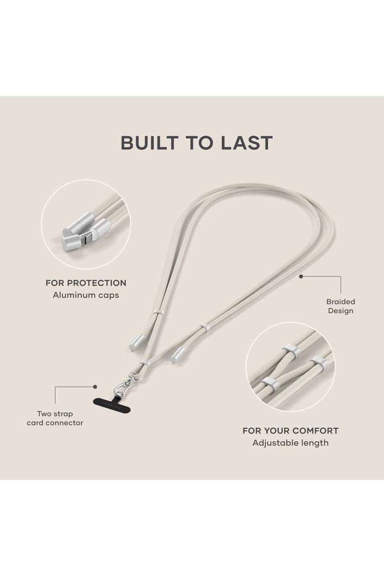 OntheGo USB C Lanyard Cable, Alternate, color, Sand