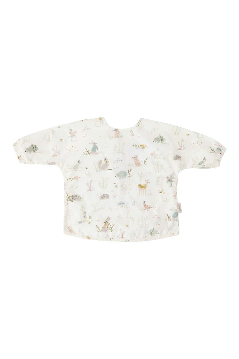 Water Repellent Baby Smock, Main, color, FOREST FABLE