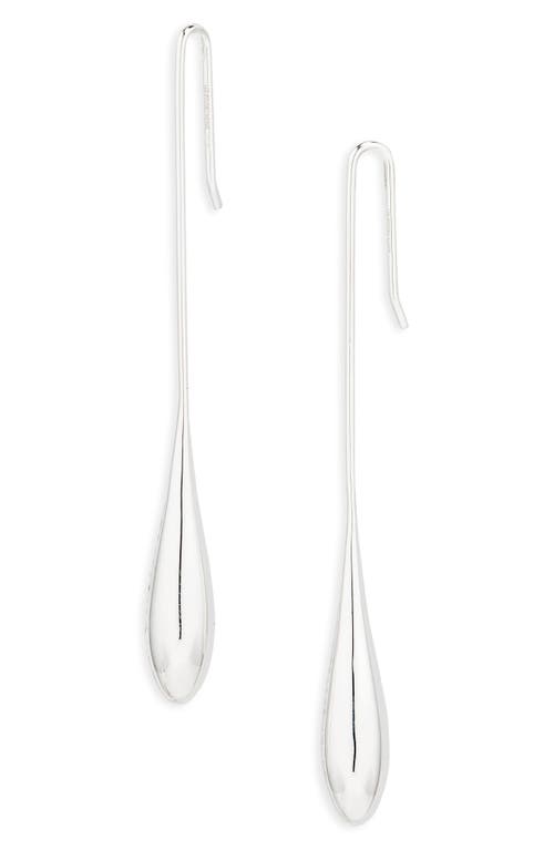Lie Studio Lié Studio Lili Drop Earrings In Silver