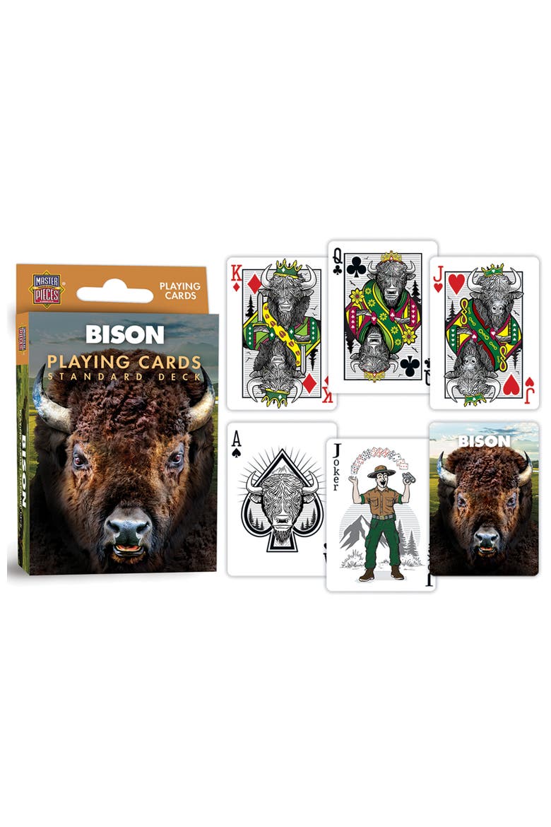 Bison Playing Cards, Alternate, color, Multicolor