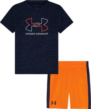 Kids' Gradient Logo Crew Shirt & Shorts Set
