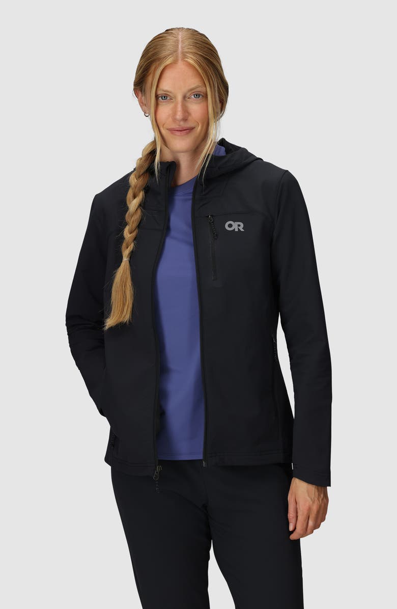 Outdoor Research Ultima Hooded Jacket, Alternate, color, Black