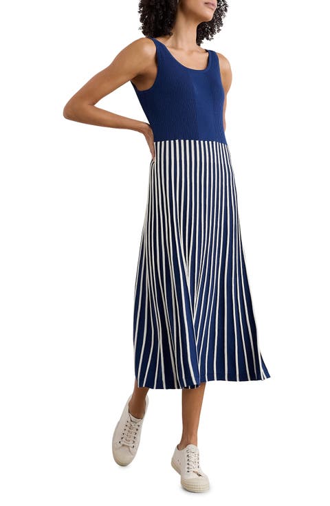 Sunlight Summer Sleeveless Rib Sweater Dress