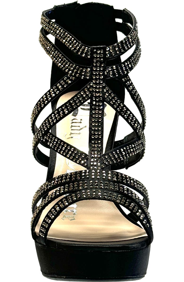 LADY COUTURE Strappy Rhinestone Sandal, Alternate, color,