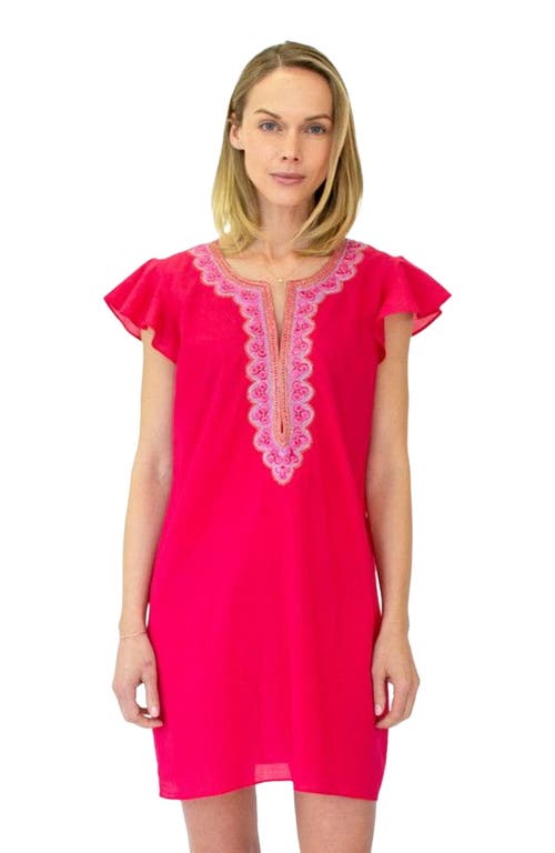 Calypso St. Barth Roella Tunic in Red 