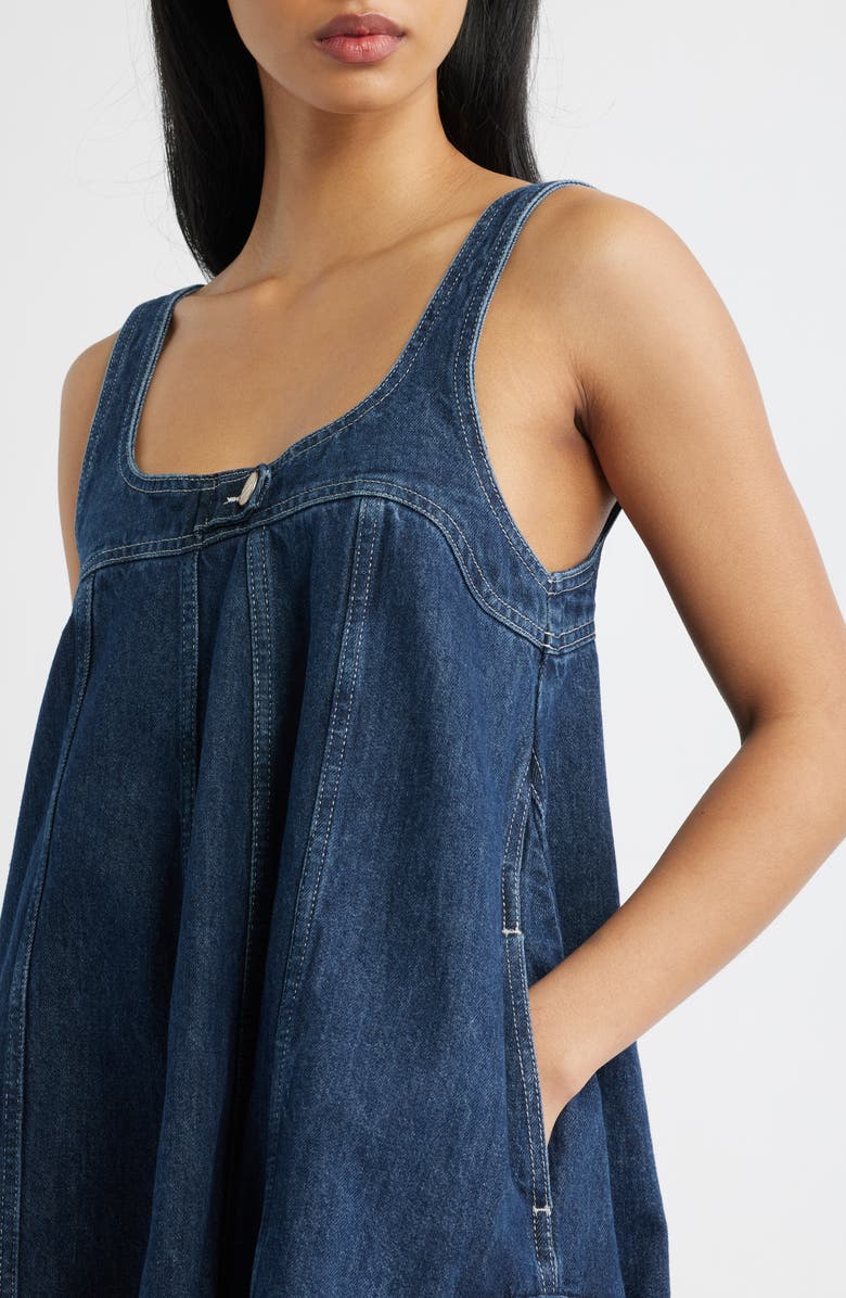 Damson Madder Immy Denim Minidress, Alternate, color, Blue