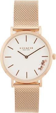 COACH Perry Mesh Strap Watch