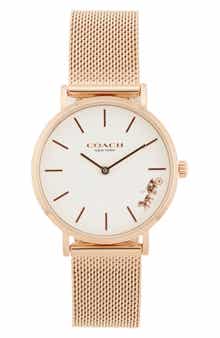 COACH Perry Mesh Strap Watch
