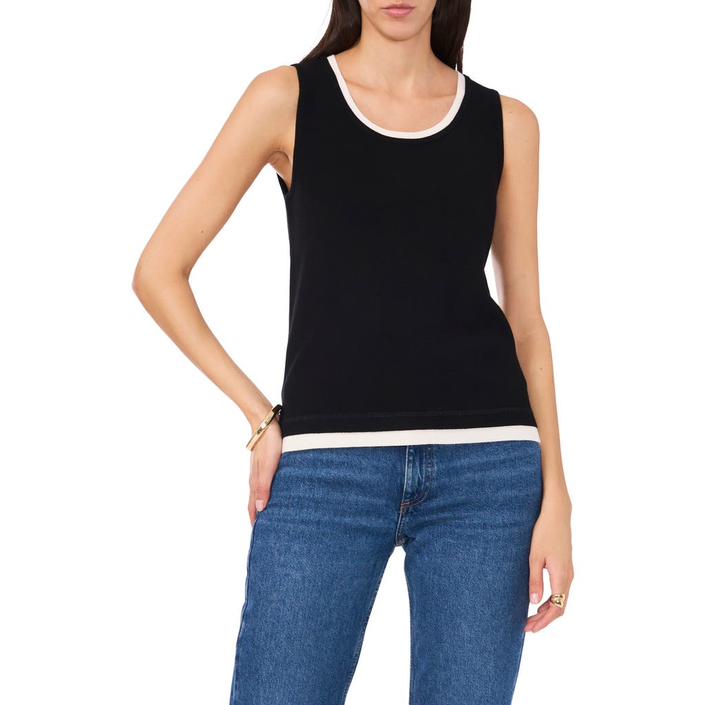 Vince Camuto Tank In Rich Black