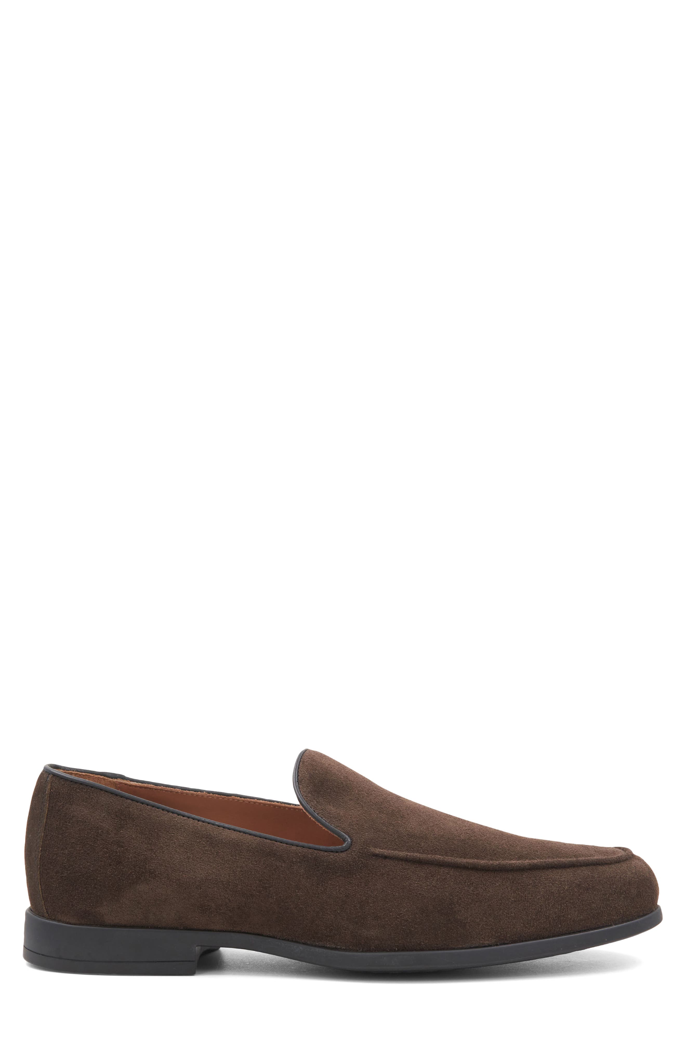 Bruno Magli Sonny Loafer, Alternate, color, Dark Brown Suede