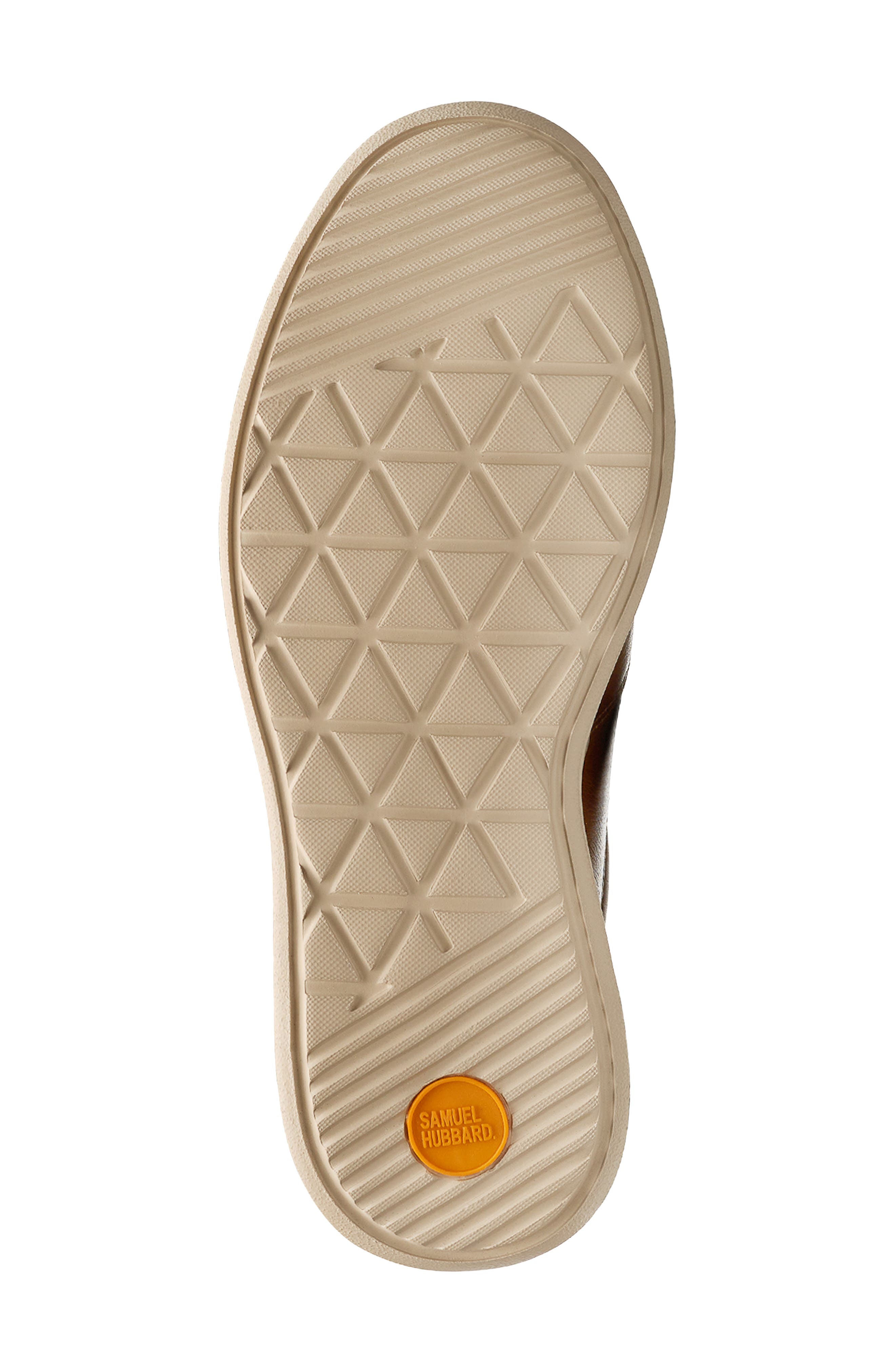 Featherlight Napa Sneaker, Alternate, color, BOURBON LEATHER